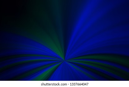 Dark BLUE vector abstract blurred layout. Glitter abstract illustration with gradient design. New way of your design.