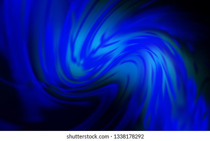 Dark BLUE vector abstract blurred layout. New colored illustration in blur style with gradient. Background for designs.