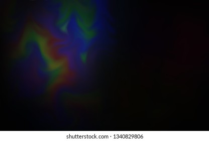 Dark BLUE vector abstract blurred background. Abstract colorful illustration with gradient. Smart design for your work.