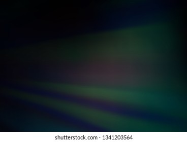 Dark BLUE vector abstract blurred template. Glitter abstract illustration with an elegant design. The template can be used for your brand book.