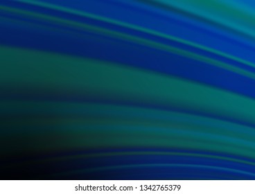 Dark BLUE vector abstract blurred template. Creative illustration in halftone style with gradient. Brand new design for your business.