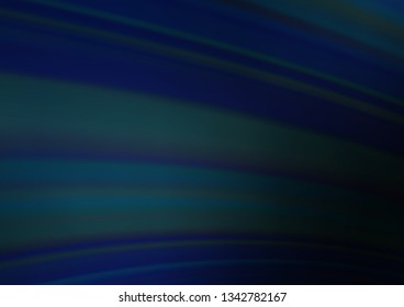 Dark BLUE vector abstract blurred pattern. Modern geometrical abstract illustration with gradient. A new texture for your design.