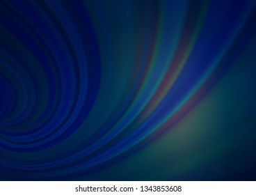 Dark BLUE vector abstract blurred background. Colorful illustration in abstract style with gradient. A new texture for your design.