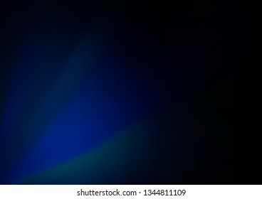 Dark BLUE vector abstract blurred template. Creative illustration in halftone style with gradient. A new texture for your design.