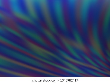 Dark BLUE vector abstract blurred pattern. Colorful illustration in blurry style with gradient. The template can be used for your brand book.