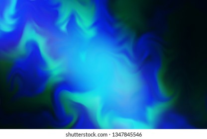 Dark BLUE vector abstract blurred layout. A completely new colored illustration in blur style. New style for your business design.