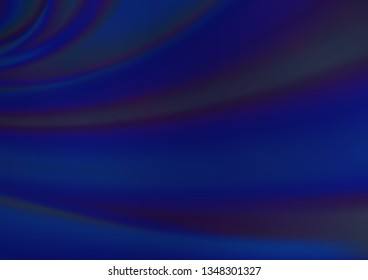 Dark BLUE vector abstract blurred template. Colorful illustration in abstract style with gradient. A completely new design for your business.