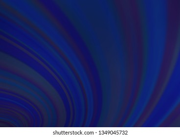 Dark BLUE vector abstract blurred background. Modern geometrical abstract illustration with gradient. The best blurred design for your business.