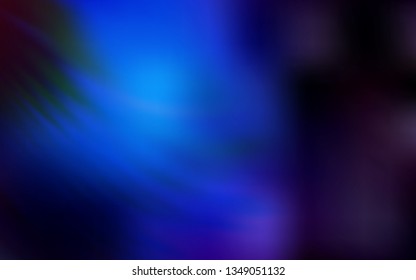 Dark BLUE vector abstract blurred background. Colorful illustration in abstract style with gradient. Background for designs.