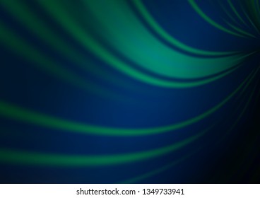 Dark BLUE vector abstract blurred background. Glitter abstract illustration with an elegant design. The elegant pattern for brand book.