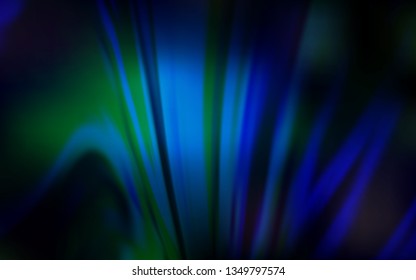 Dark BLUE vector abstract blurred background. Abstract colorful illustration with gradient. New style design for your brand book.