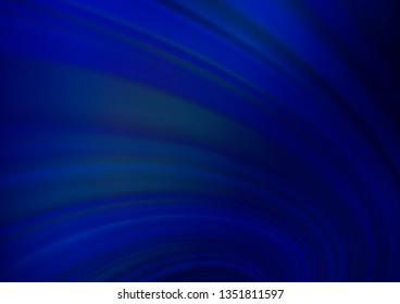 Dark BLUE vector abstract blurred background. Creative illustration in halftone style with gradient. A completely new template for your design.