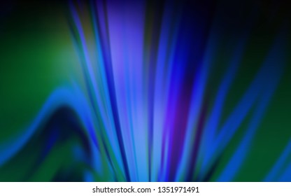 Dark BLUE vector abstract blurred background. Creative illustration in halftone style with gradient. Completely new design for your business.