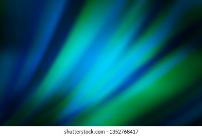Dark BLUE vector abstract blurred background. Shining colored illustration in smart style. Background for a cell phone.