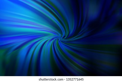 Dark BLUE vector abstract blurred background. Glitter abstract illustration with gradient design. New design for your business.