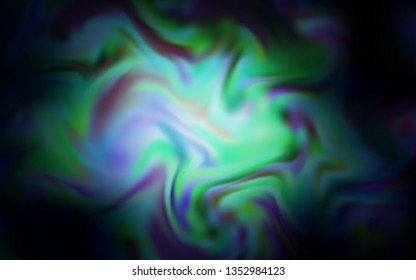Dark BLUE vector abstract blurred layout. Glitter abstract illustration with gradient design. New style design for your brand book.