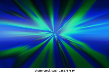 Dark BLUE vector abstract blurred layout. Creative illustration in halftone style with gradient. Background for a cell phone.