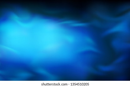 Dark BLUE vector abstract blurred layout. Creative illustration in halftone style with gradient. Background for a cell phone.