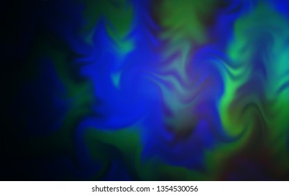 Dark BLUE vector abstract blurred layout. Shining colored illustration in smart style. Background for a cell phone.