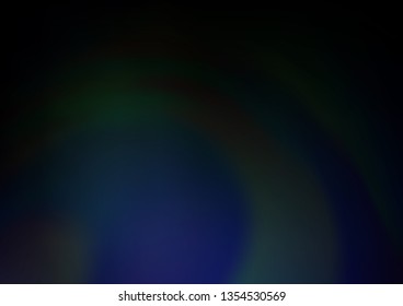 Dark BLUE vector abstract blurred template. Colorful abstract illustration with gradient. The background for your creative designs.