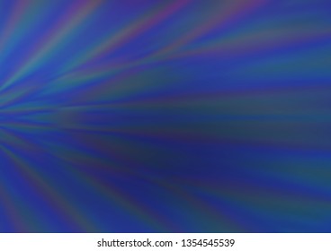 Dark BLUE vector abstract blurred template. Colorful illustration in blurry style with gradient. The background for your creative designs.