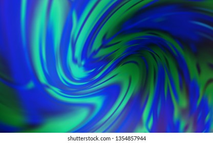 Dark BLUE vector abstract blurred layout. Creative illustration in halftone style with gradient. New design for your business.