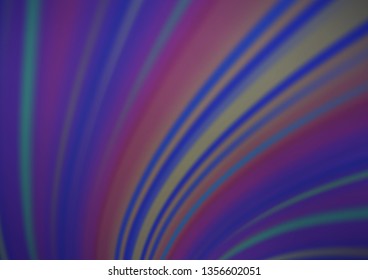 Dark BLUE vector abstract blurred pattern. Modern geometrical abstract illustration with gradient. The template can be used for your brand book.