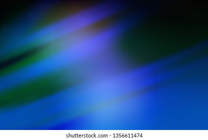 Dark BLUE vector abstract blurred background. A completely new colored illustration in blur style. Blurred design for your web site.