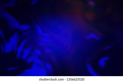 Dark BLUE vector abstract blurred layout. New colored illustration in blur style with gradient. New design for your business.