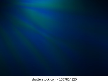 Dark BLUE vector abstract blurred template. A completely new color illustration in a bokeh style. The background for your creative designs.