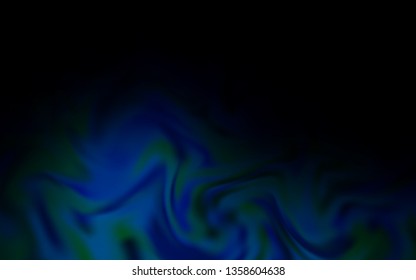 Dark BLUE vector abstract blurred background. Modern abstract illustration with gradient. Smart design for your work.