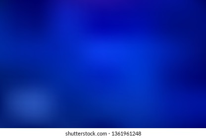 Dark BLUE vector abstract blurred background. Colorful abstract illustration with gradient. Blurred design for your web site.