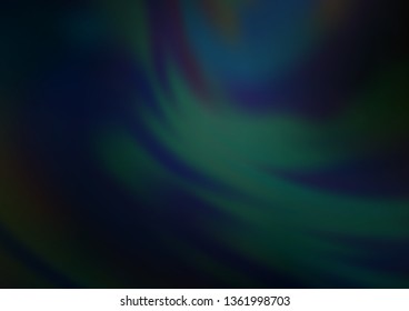 Dark BLUE vector abstract blurred pattern. Colorful abstract illustration with gradient. Brand new design for your business.