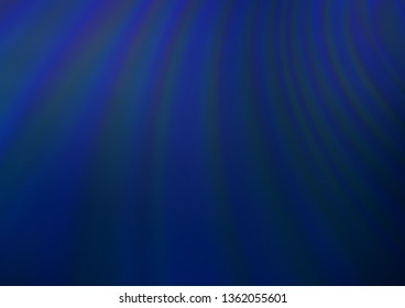 Dark BLUE vector abstract blurred template. A completely new color illustration in a bokeh style. Brand new design for your business.