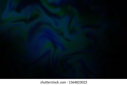Dark BLUE vector abstract blurred background. Creative illustration in halftone style with gradient. Background for designs.