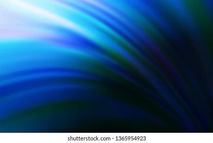Dark BLUE vector abstract blurred background. Creative illustration in halftone style with gradient. Completely new design for your business.