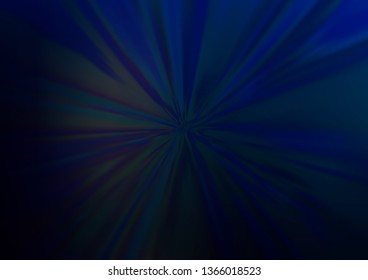 Dark BLUE vector abstract blurred background. Modern geometrical abstract illustration with gradient. The best blurred design for your business.