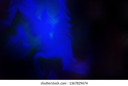Dark BLUE vector abstract blurred background. Colorful illustration in abstract style with gradient. The best blurred design for your business.