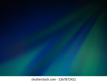 Dark BLUE vector abstract blurred pattern. An elegant bright illustration with gradient. A completely new design for your business.