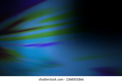 Dark BLUE vector abstract blurred background. A completely new colored illustration in blur style. Blurred design for your web site.