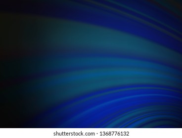 Dark BLUE vector abstract blurred template. An elegant bright illustration with gradient. A completely new design for your business.