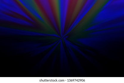 Dark BLUE vector abstract blurred layout. Colorful illustration in abstract style with gradient. Background for designs.