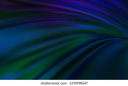 Dark BLUE vector abstract blurred background. An elegant bright illustration with gradient. The best blurred design for your business.