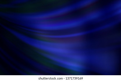 Dark BLUE vector abstract blurred background. New colored illustration in blur style with gradient. The best blurred design for your business.