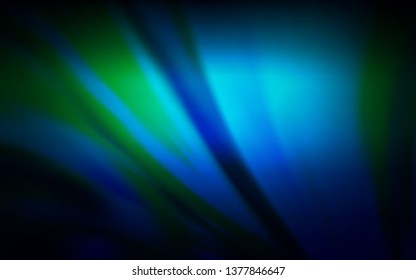 Dark BLUE vector abstract blurred layout. Glitter abstract illustration with gradient design. New style design for your brand book.
