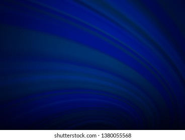 Dark BLUE vector abstract blurred background. Glitter abstract illustration with an elegant design. The best blurred design for your business.