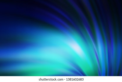 Dark BLUE vector abstract blurred layout. An elegant bright illustration with gradient. Background for designs.
