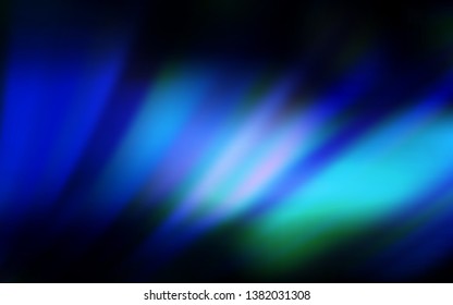 Dark BLUE vector abstract blurred background. Glitter abstract illustration with gradient design. New way of your design.