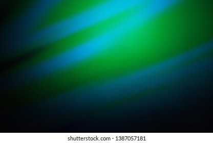 Dark BLUE vector abstract blurred layout. Colorful illustration in abstract style with gradient. New style design for your brand book.