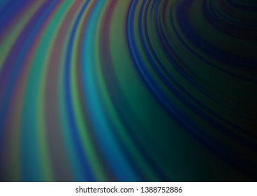 Dark BLUE vector abstract blurred background. Colorful illustration in blurry style with gradient. The template for backgrounds of cell phones.
